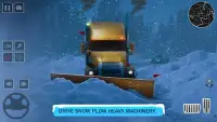 Heavy Excavator Snow Plow Sim Screen Shot 3