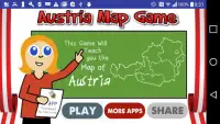 Austria Map Puzzle Game Free Screen Shot 0