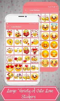 Love Stickers and Free Stickers - WAStickersApps Screen Shot 2