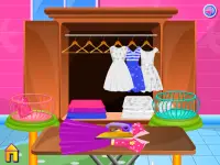 niñas juegos de lavandería Screen Shot 3
