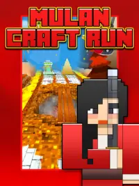 3D Craft Run Mulan Screen Shot 0