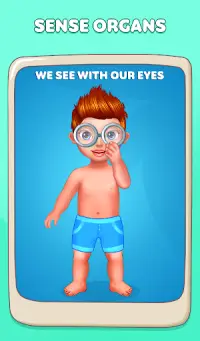 Human Body Parts Learning Game Screen Shot 0