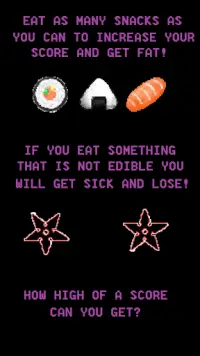 Hungry Ninja - Get Fat Simulator Screen Shot 0