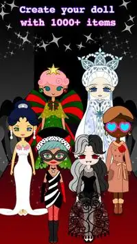 Dress up Fashion Queen Style Game, Fashionista Screen Shot 0