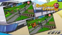 RailRoad Crossing 3D 🚅 Train Simulator Game Screen Shot 2