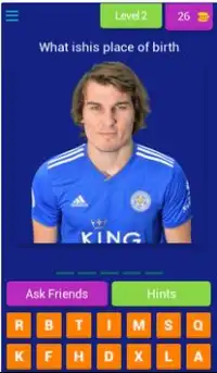 Leicester City Players Quiz Screen Shot 2