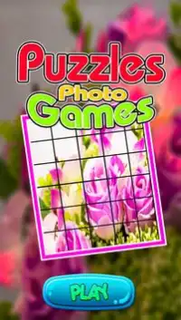 Rosas del jardín Puzzle Juegos Screen Shot 0