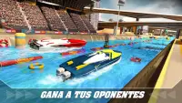 Barco Agua velocidad simulador de carreras Screen Shot 0