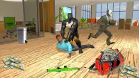 Superhero Game: Panther Rope Hero Crime City Games Screen Shot 3