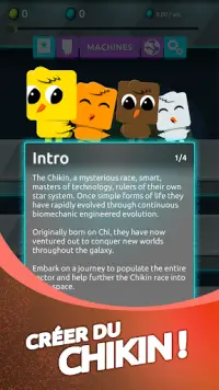 Chikin: Universe - Jeu Space Idle Planet Screen Shot 3