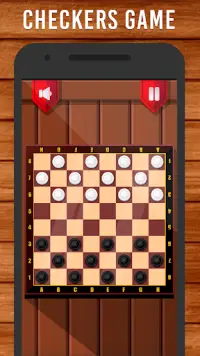 Classic Checkers Screen Shot 1