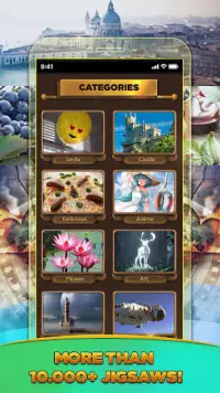 Puzzel koninkrijken spel Screen Shot 1