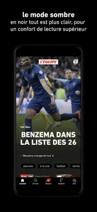 L'Équipe - Sport en direct : foot, tennis, rugby.. Screen Shot 2