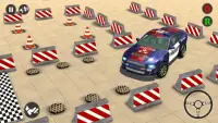 super polícia carro estacionamento simulação Screen Shot 0