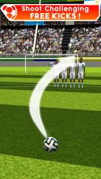 Sepak bola Dunia Tendangan gol Screen Shot 0