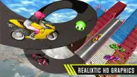 Moto Racer Bike : Impossible Track Stunt 3D Game Screen Shot 4