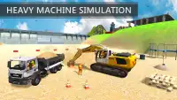Bridge Building Sim: Riverside Construction Games Screen Shot 14