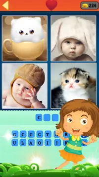 Guess the word: 4 pics 1 word Screen Shot 1
