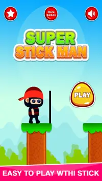 Super Stick Man Screen Shot 0