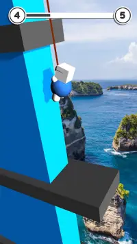 Rope Jump Down - Bounce Tower Screen Shot 3