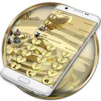 Dialer Hearts Gold Theme