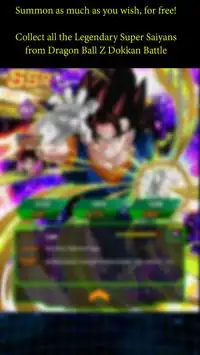 Banner Summon Simulator for DBZ Dokkan Battle Screen Shot 1