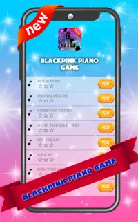 Blackpink Piano Game Screen Shot 0