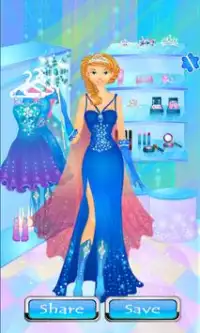 Ice Queen Princess Up Game For Girls Screen Shot 2
