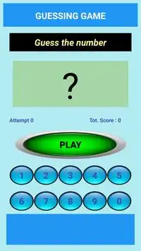 Number Guessing Game Screen Shot 2