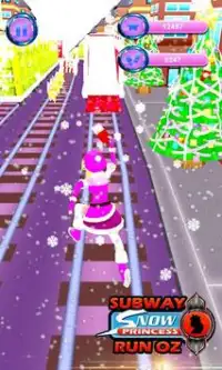 subway snow Princess Run Oz Screen Shot 0