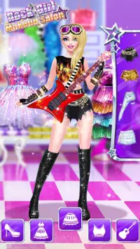 🎙️👧Music Girl Makeup Salon - Rock Star Dress Up Screen Shot 1