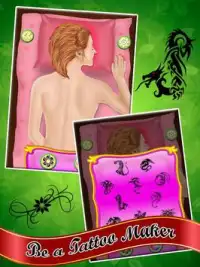 Back Tattoo : Girls Games Screen Shot 3