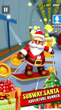 Subway Santa Adventure – Subway Runner Game 2019 Screen Shot 2
