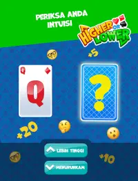 Higher or Lower Card Game Guess Casual Screen Shot 4