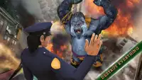 シティ・スマッシャーAngry Gorilla Simulator：暴走ゲーム Screen Shot 1