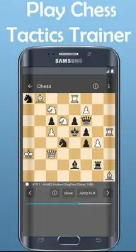 Играть в шахматы - тактика Screen Shot 1