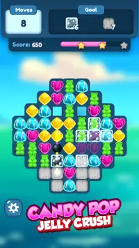 Cake Pop Jelly Crush : Puzzle Game Screen Shot 3