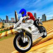 Bike Simulator City Stunts : Moto Rider Racing