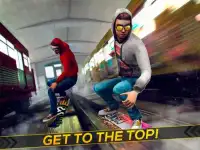 Skateboard Kereta Api Balap 3D Skating Ekstrim Screen Shot 3