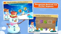 Jeux Fun Snowman de maternelle Screen Shot 3