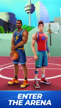 Basket Clash - バスケットボールの試合 Screen Shot 0