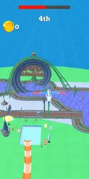 Waterpark Slide io : race game Screen Shot 2
