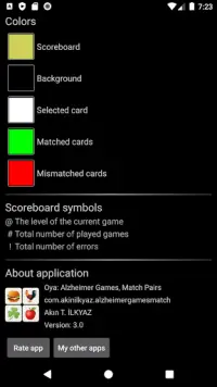 Oya: Alzheimer Games, Match Pairs Screen Shot 6