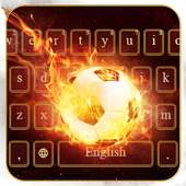 Teclado de futebol do fogo