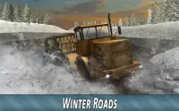 Winter Timber Truck Simulator Screen Shot 3