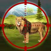 caça do leão franco-atirador