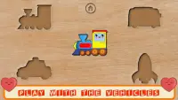 Gry przedszkolne dla dzieci - drewniane puzzle Screen Shot 1