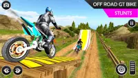 Mega Ramp Bike Impossible Stunts: Racing game Screen Shot 1