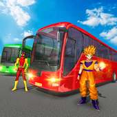 Simulador de transporte de ônibus mega super-herói