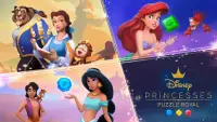 Disney Princesses Puzzle Royal : Match 3 et Déco Screen Shot 0